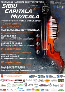 Afis Sibiu Capitala muzicala 2015