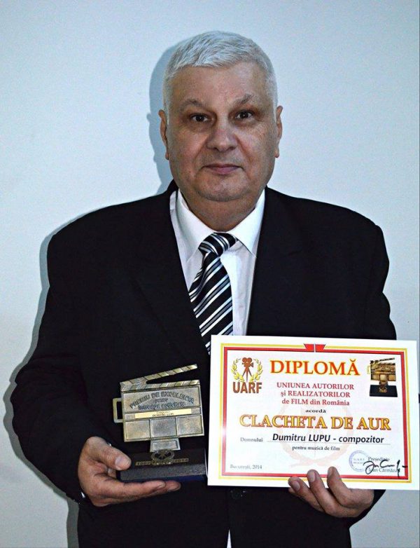 Dumitru Lupu - Clacheta de Aur ptr. muzica de film - Gala Premiilor UARF 2014