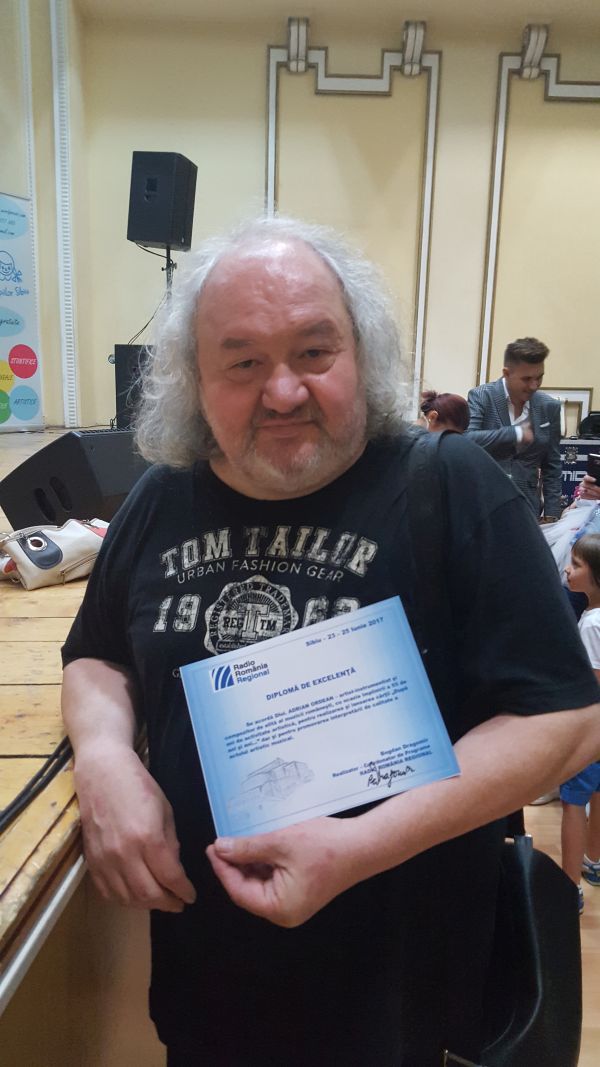 Adrian Ordean - Diploma de Excelenta Radio Romania Regional 2017.600 (foto Bogdan Dragomir)