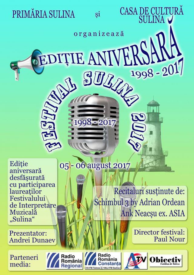 Poster Sulina 2017 (foto by Florentina Dunaev-Facebook)