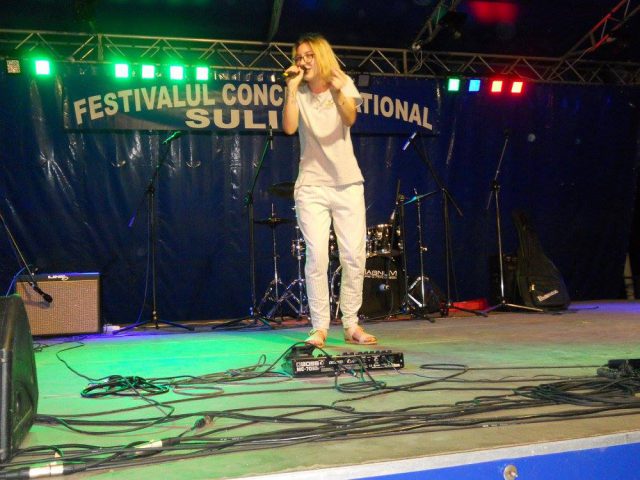 Valentina Ilie - Locul 1 ed. Sulina 2016 in recital (Foto by Stanel Rotaru/Facebook)