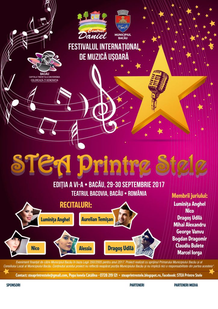 Poster Stea printre stele 2017 (foto Stea Printre Stele.facebook.com)