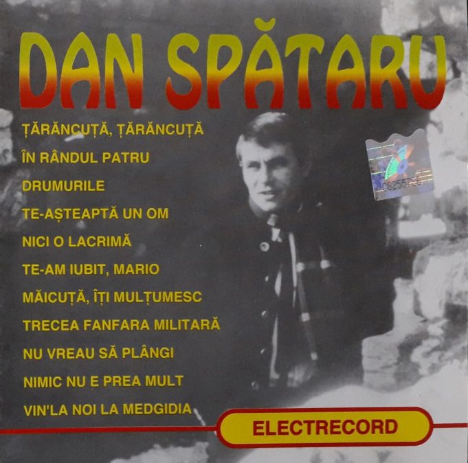 Coperta CD Dan Spataru.1100 (foto reprod. original - foto orig. Electrecord/arh.pers.B.Dragomir)